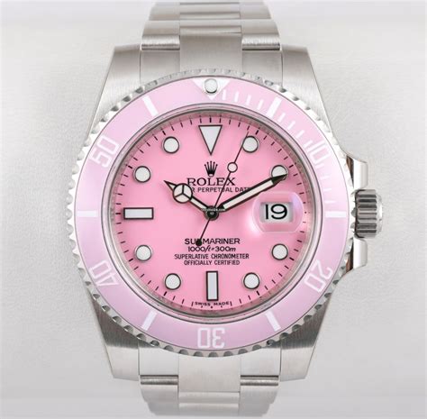 pink rolex submariner